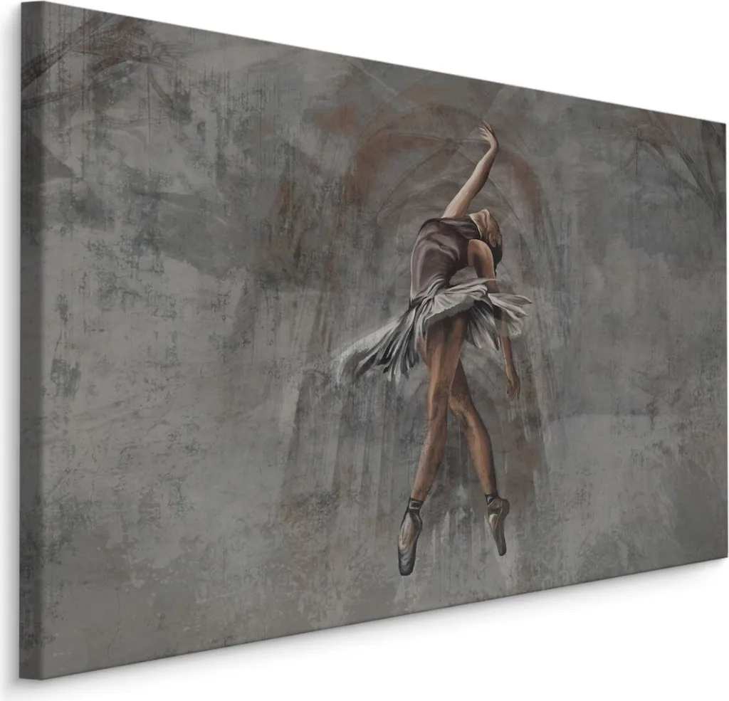 Quadro Ballerina per Cameretta e Soggiorno 70x50 cm Tela