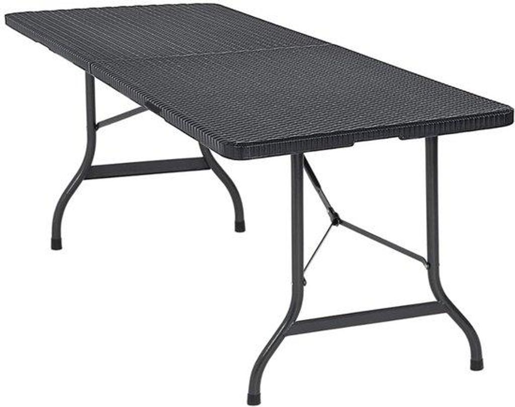 Klapbare Campingtafel - 180x75cm - Vouwtafel für den Außenbereich - Ideal für Camping- und Partyevents