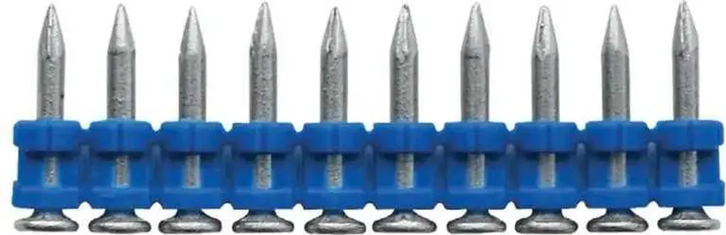 Lot de clous acier 2,7x22mm avec gaz pour fixation de rails et profilés