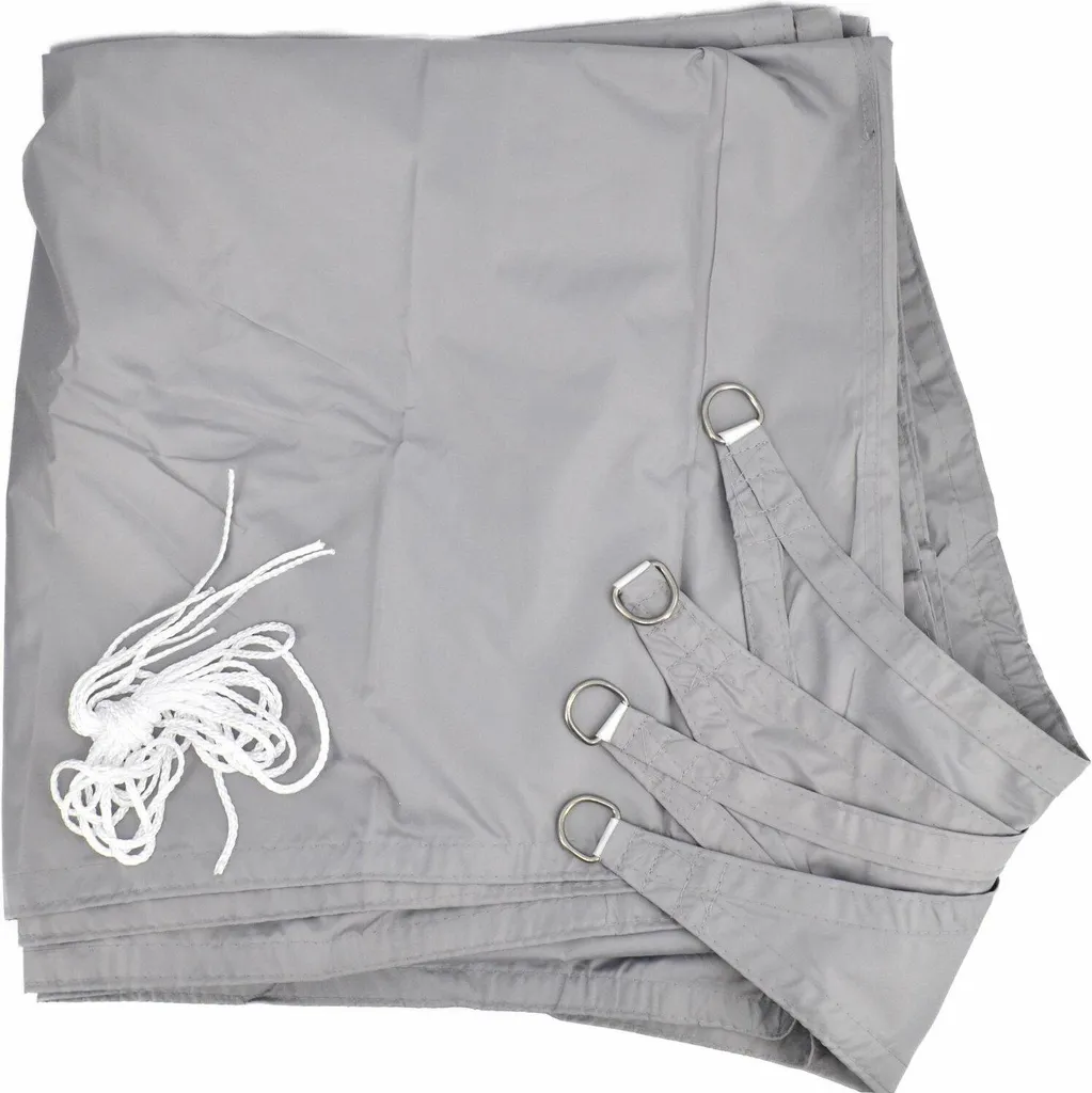 Vela Parasole per Bambini Awtools 2x3m | Grigio Anti-Scottature - 1