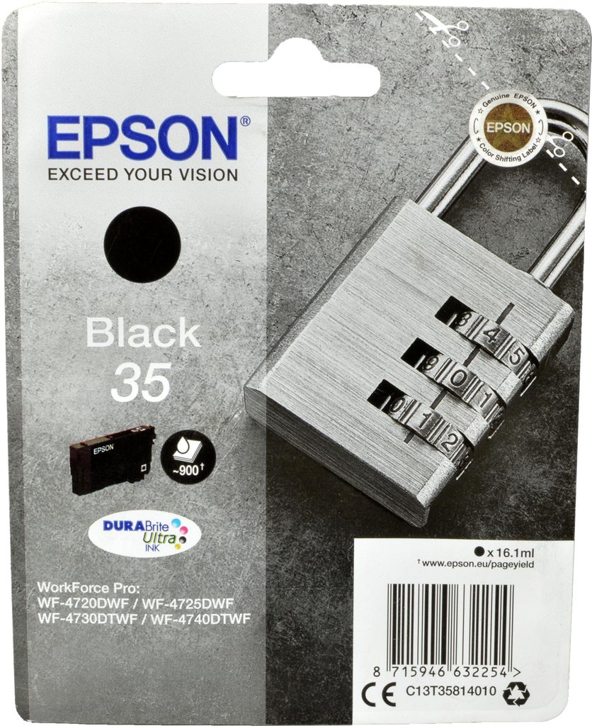 Epson Druckerpatrone 35 (C13T35814010) schwarz Produktbild 