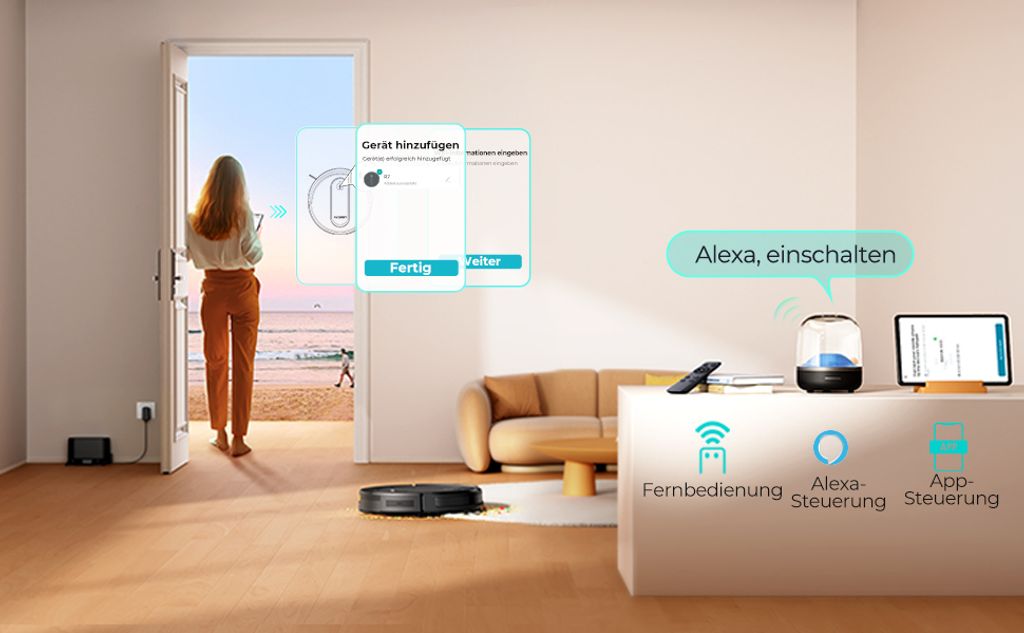 Airzeen Saugroboter mit Wischfunktion , 3in1 Produktbild 9