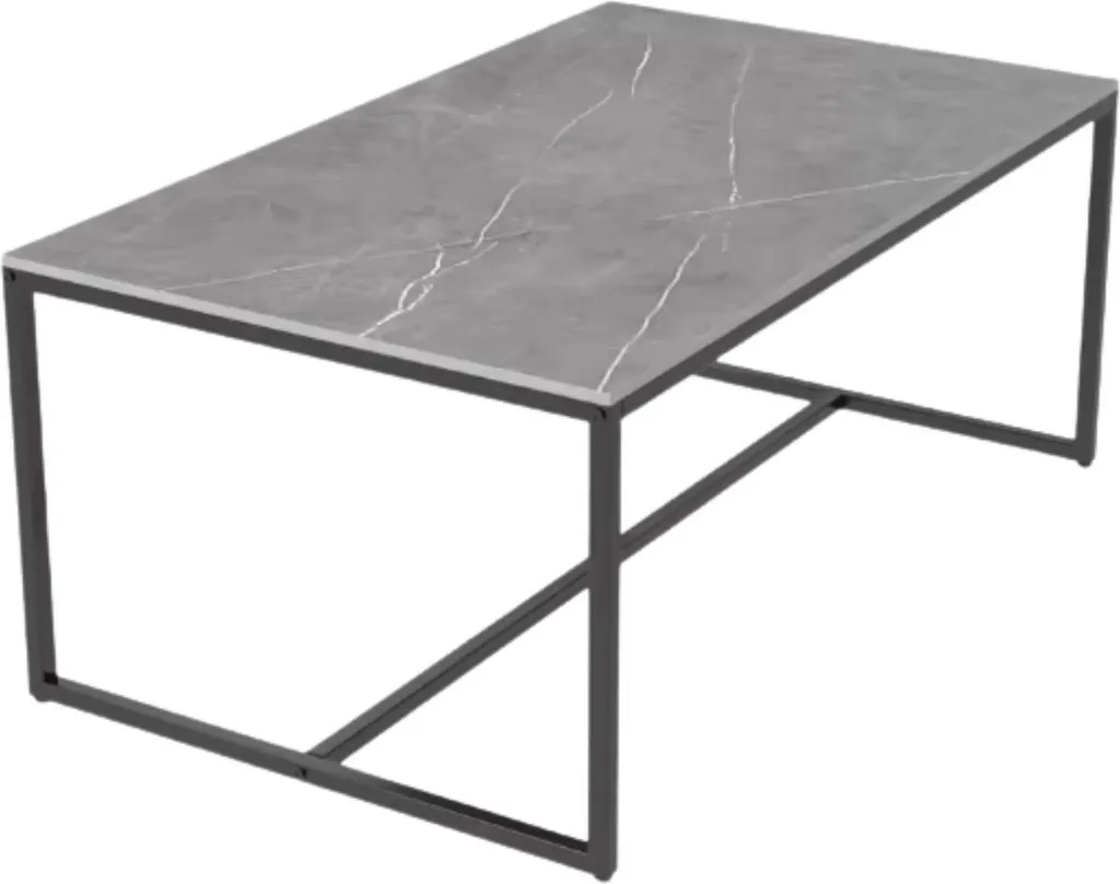 Table extensible aspect marbre Jade brillant 150/180 cm Fioren chic