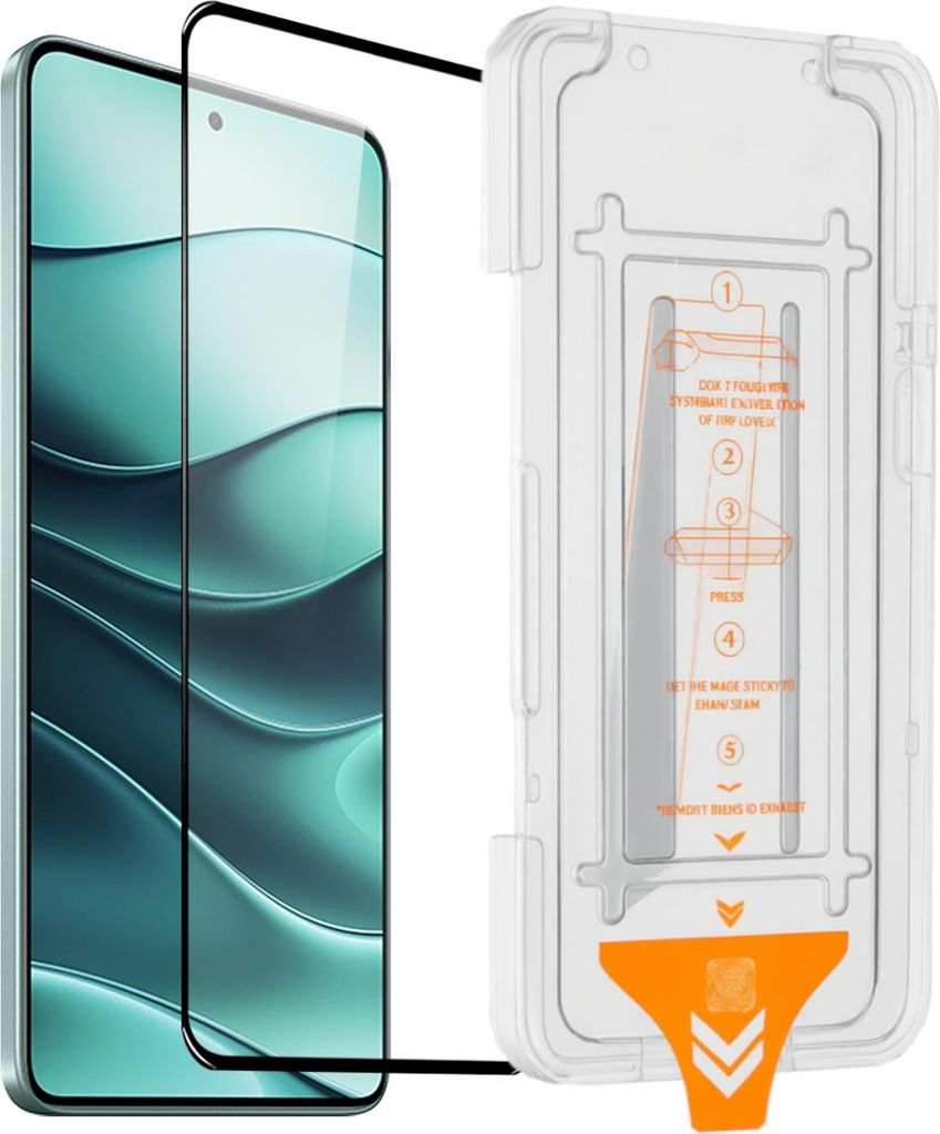 SnapFit Schutzglas für Xiaomi 15T Pro mit Installationshilfe Premium Display H9