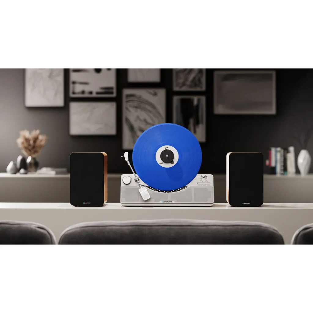 Écoutez vos Vinyles sans Encombrement : Platine Verticale Blaupunkt VT100SL - 5