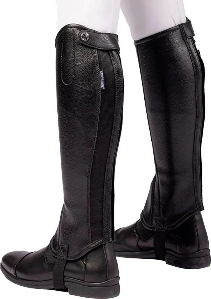 Mini-chaps d'équitation Harry's Horse Unity Noir XL pour cavaliers