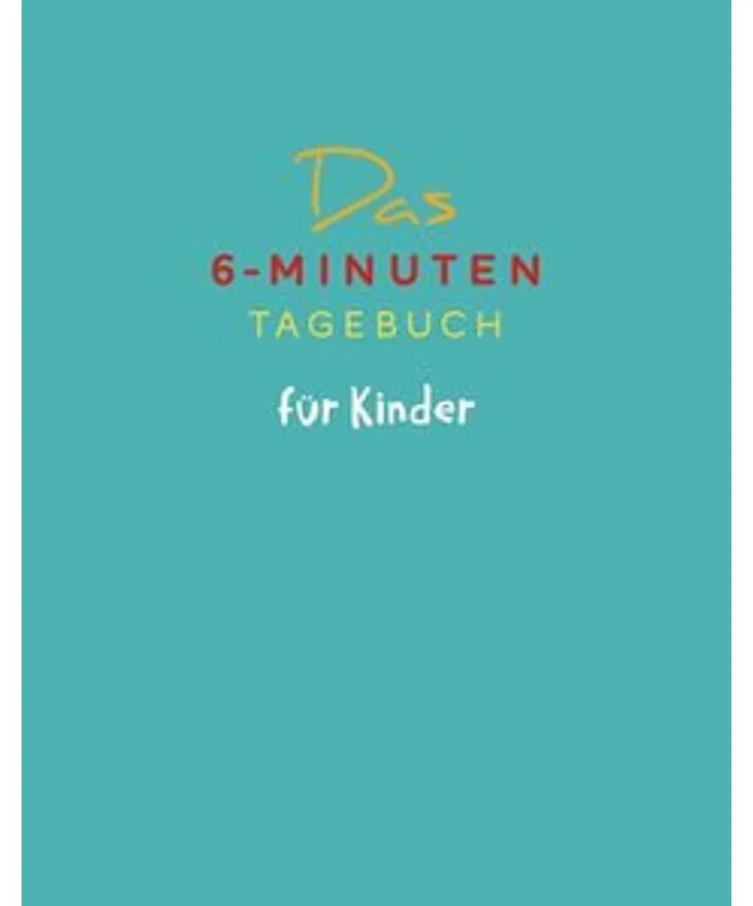 Journal de gratitude 6 minutes enfant livre de bord bien-être pétrole