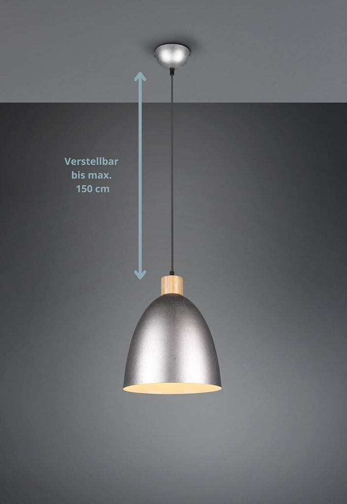 lightling Eggert Pendelleuchte, Ø 25 cm, Höhe: 150 cm, Produktbild 