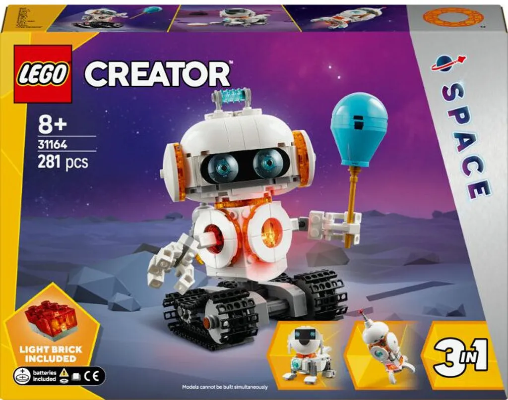 Robot de l'espace 31164 LEGO Creator Articulé avec Modes Multiples - 36