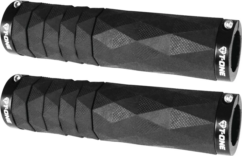 T-ONE T-GP60B Poignées Diamond Noir avec Double Blocage de Vis 134mm