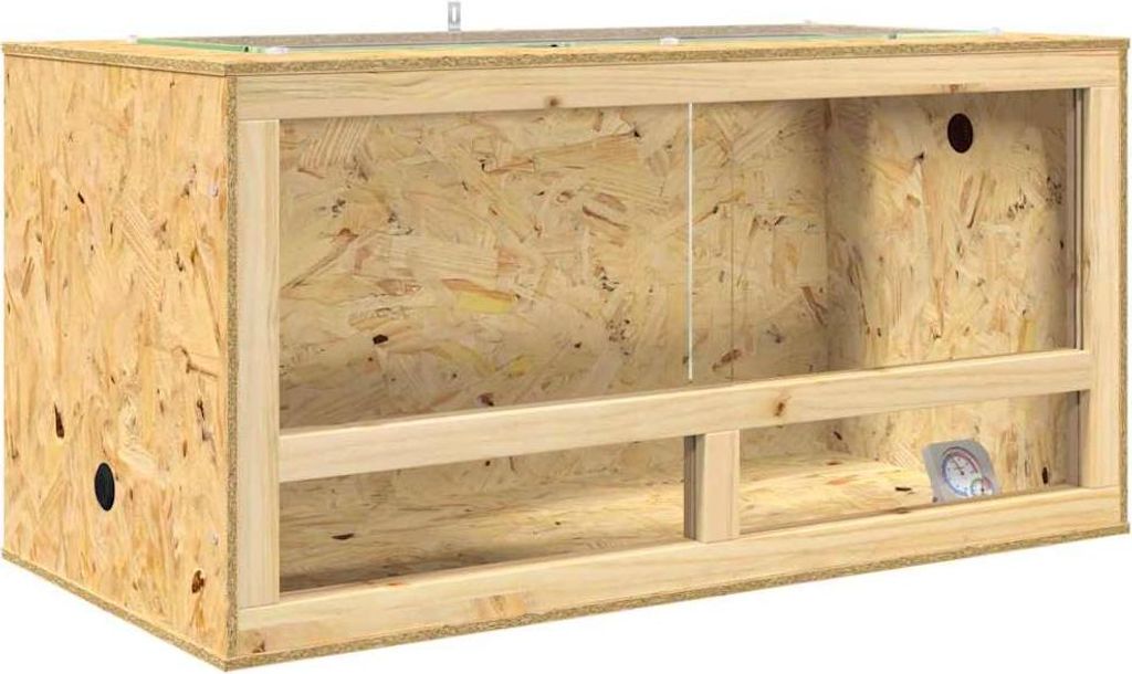 vidaXL Terárium hnědé 100 x 50 x 50 cm OSB desky Obrázek produktu 
