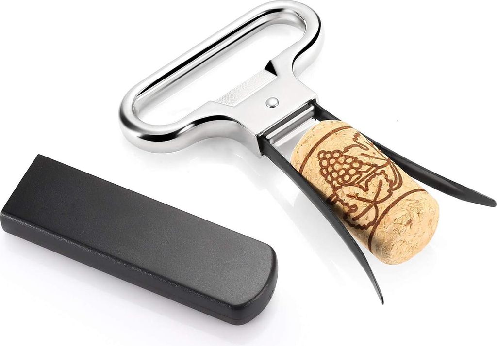 Wein Öffner Korkenzieher Zwei-Zinken als Lockbird - AH-so