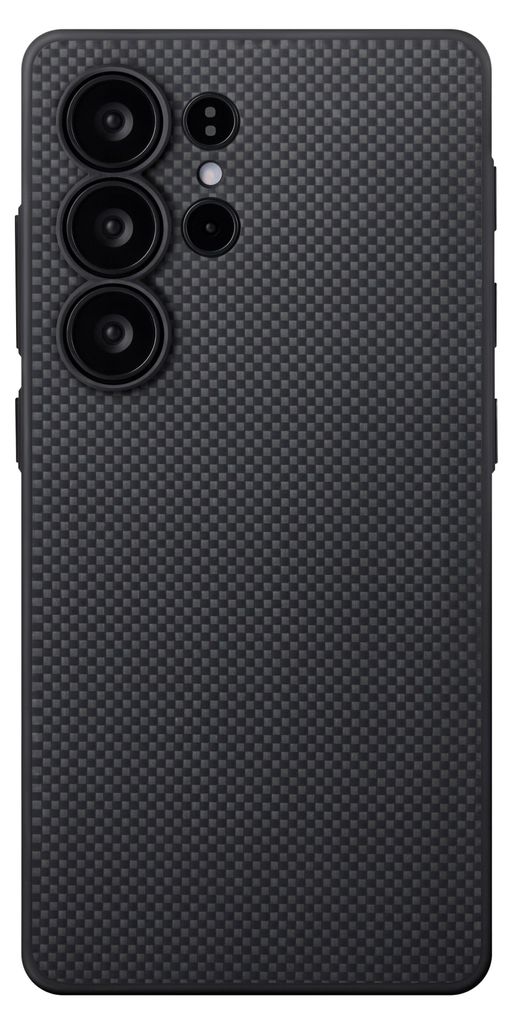 Pitaka PIN-Taste Fall schwarz/grau Plain Samsung Galaxy S25 Produktbild 