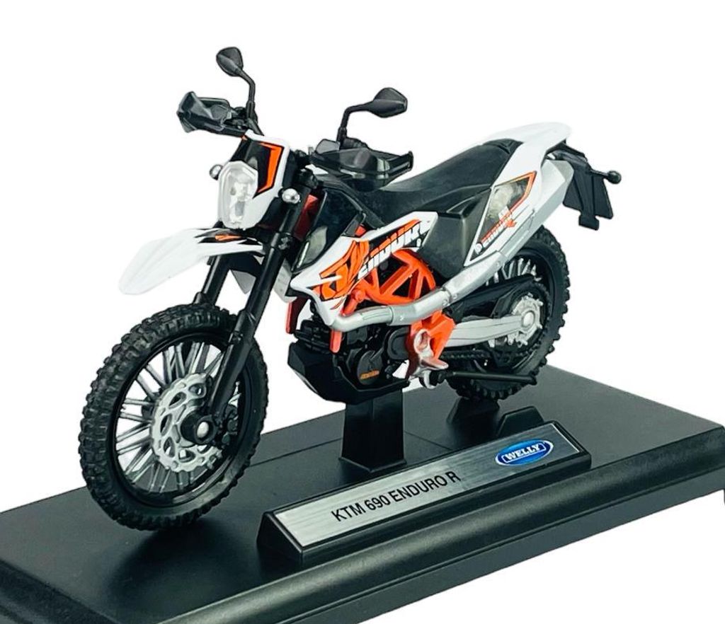 Welly KTM 690 ENDURO R  1:18 Moto neuve dans sa boîte Image du produit 