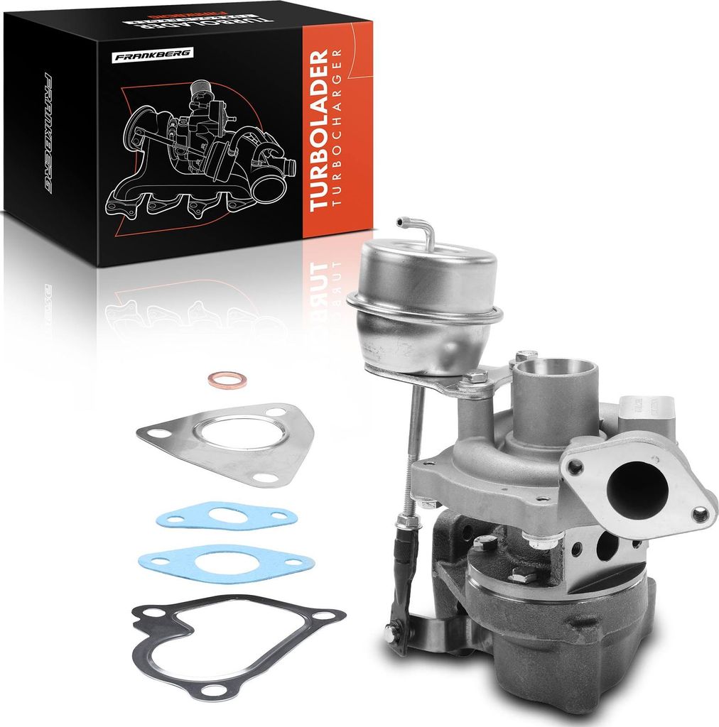 Frankberg 1x Abgasturbolader für Fiat 500 C Fiorino Kasten/MPV Grande Punto Van Panda Ford Lancia Opel