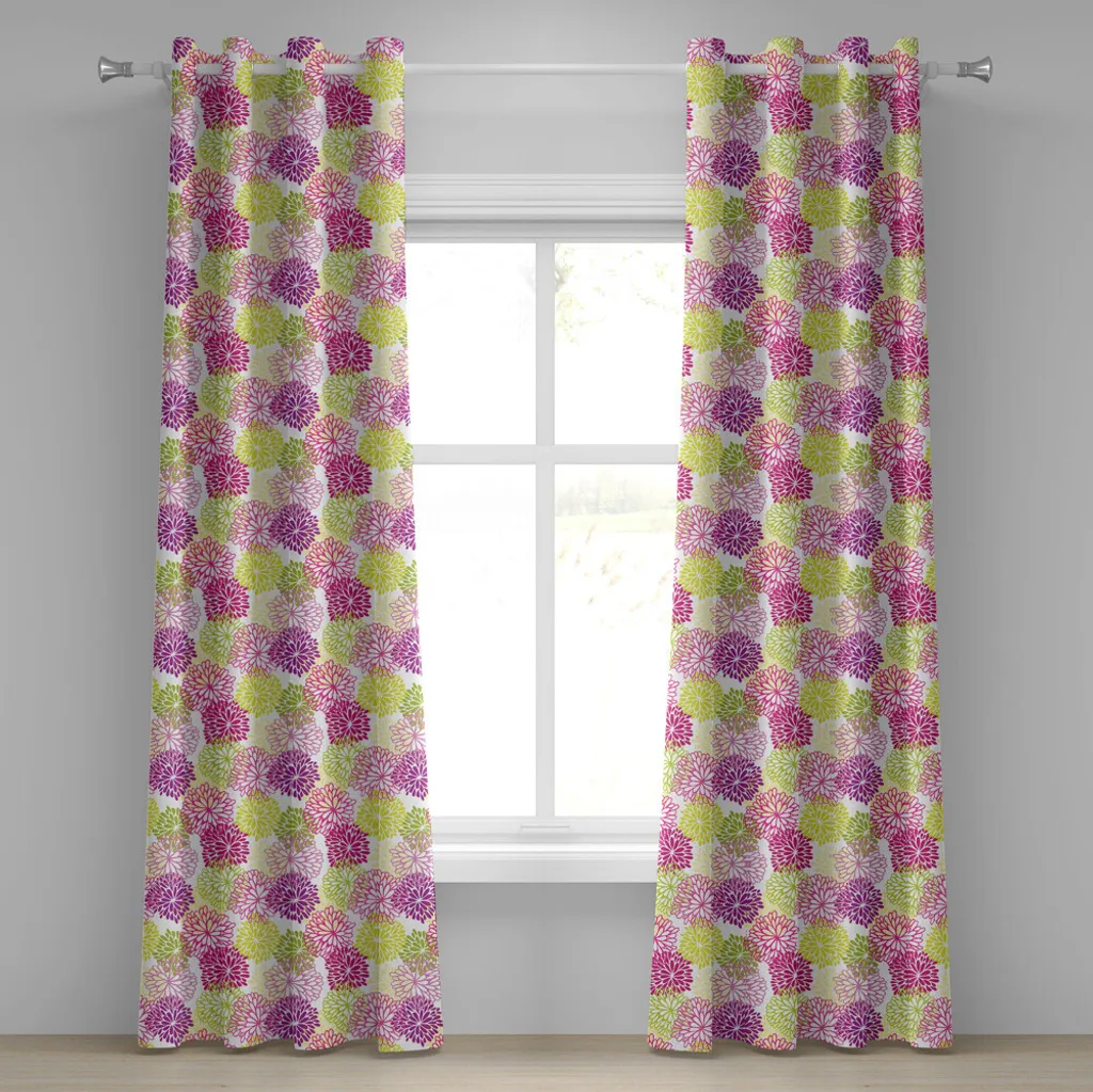 Rideau Anti-Regard Floral pour Décorer et Protéger votre Intimité