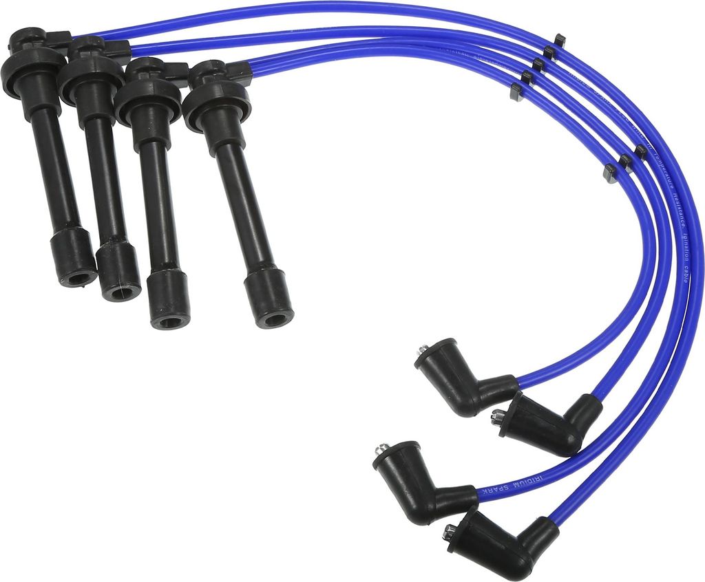 Zündkerzen-Spulen-Kabel Zündspulen-Harnisch 7mm passend für Honda Civic 1992-2000 Civic Del Sol 1993-1995 1.5L 1.6L Nr. 32722P2FA01 - Packung mit 4