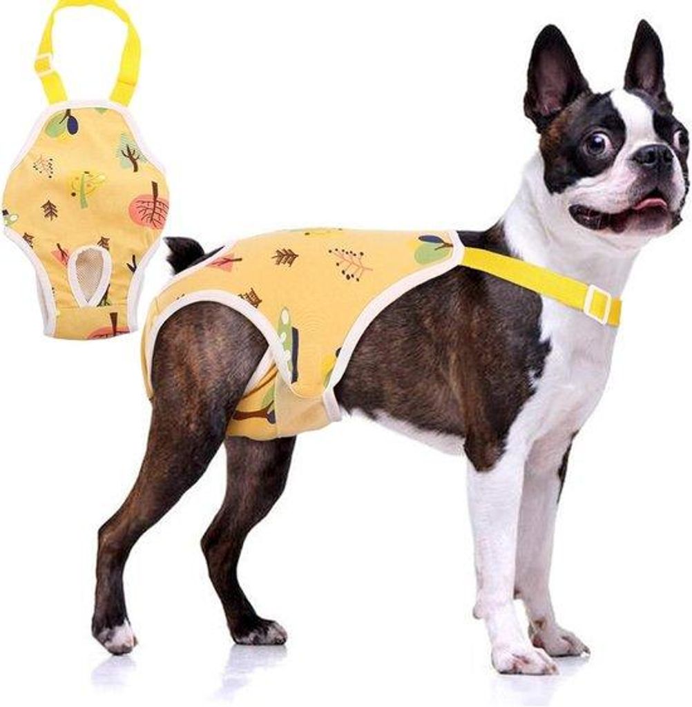 Hundebademantel - Wasbare Hundebademantel - Hundebademantel für Inkontinenz und Harninkontinenz - Hundebademantel für Rehkitze - Mit verstellbare...