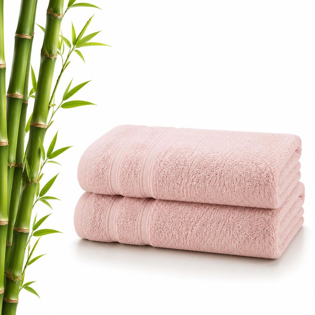 Bambus Handtücher 4er Set, 450 g/m², 50 % Viskose aus Produktbild 