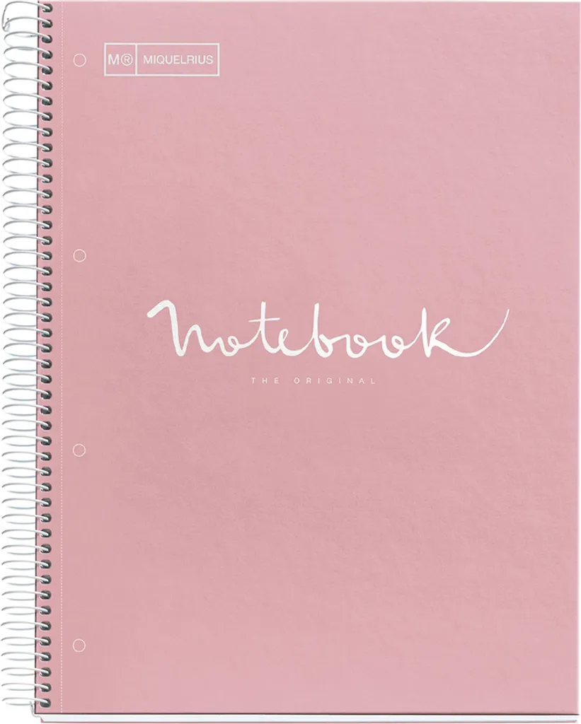 Quaderno A5 Miquelrius Emotions Rosa | Perfetto per Bullet Journal
