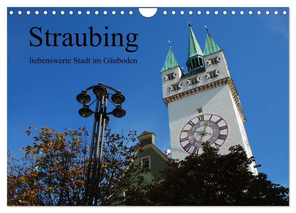 Straubing, liebenswerte Stadt im Gäuboden (Wandkalender 2027 DIN A4 quer), CALVENDO Monatskalender