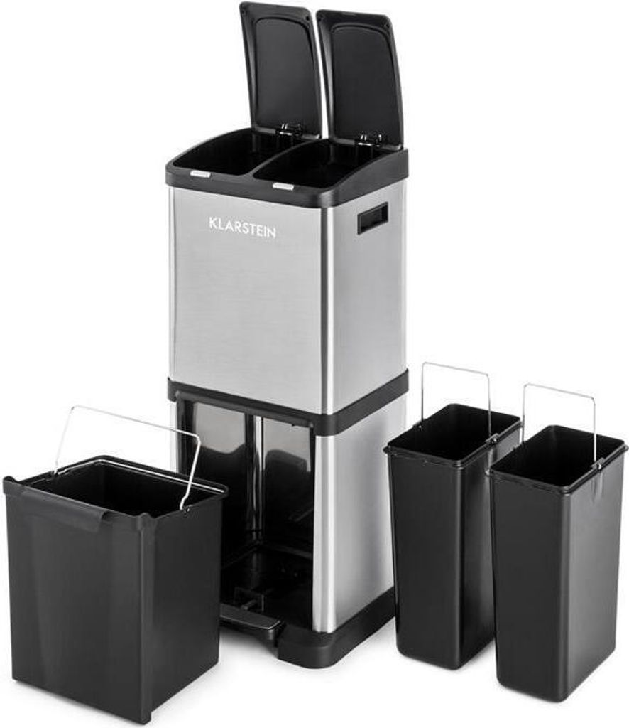 Klarstein Ökosystem2 odpadkový koš, třídič odpadků, 30 l Obrázek produktu 6