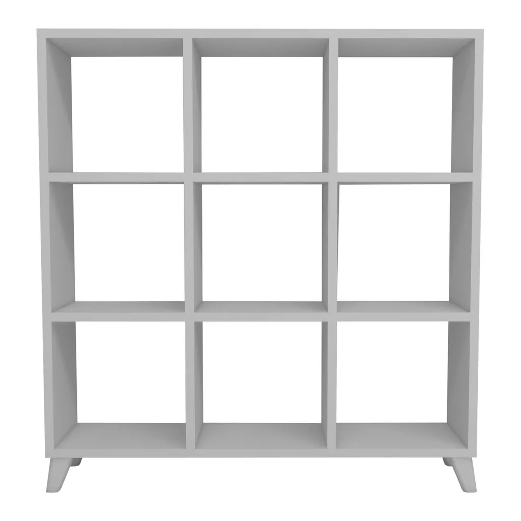 Meuble Séparation de Pièce Blanc 9 Compartiments Ouverts Svedala 88cm - 7