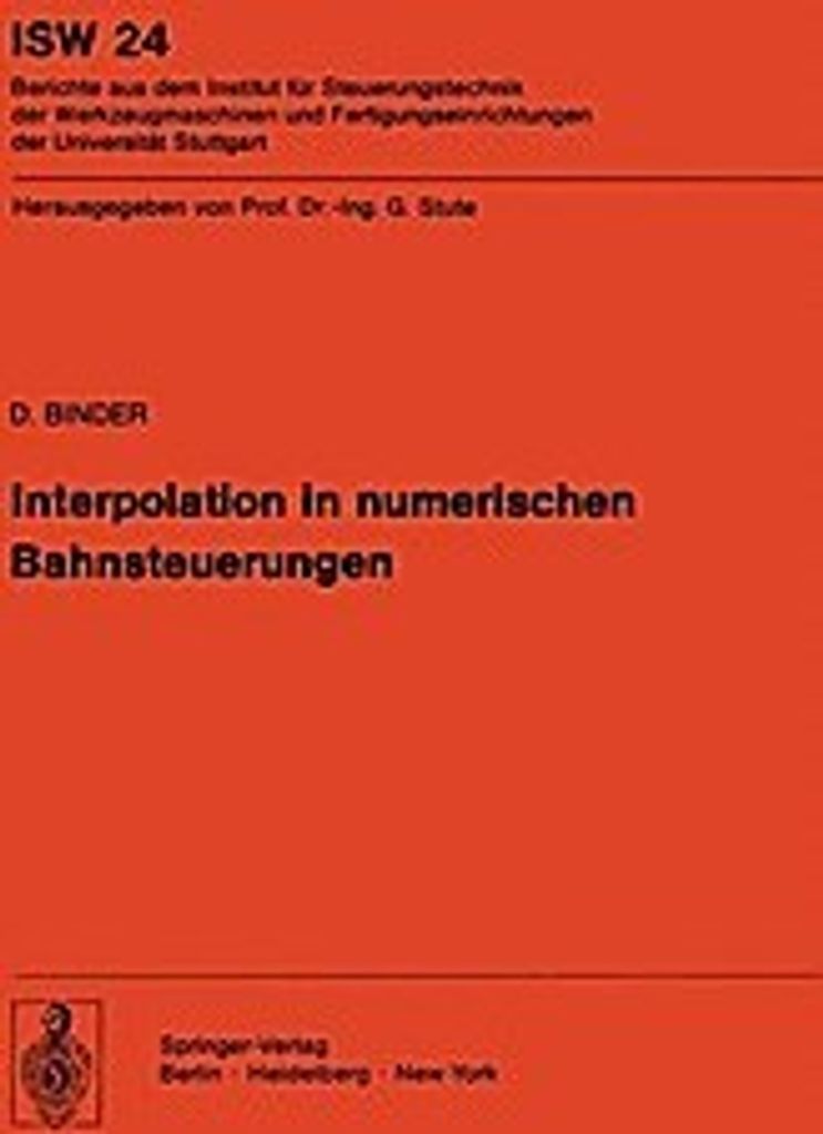 Interpolation in numerischen Bahnsteuerungen