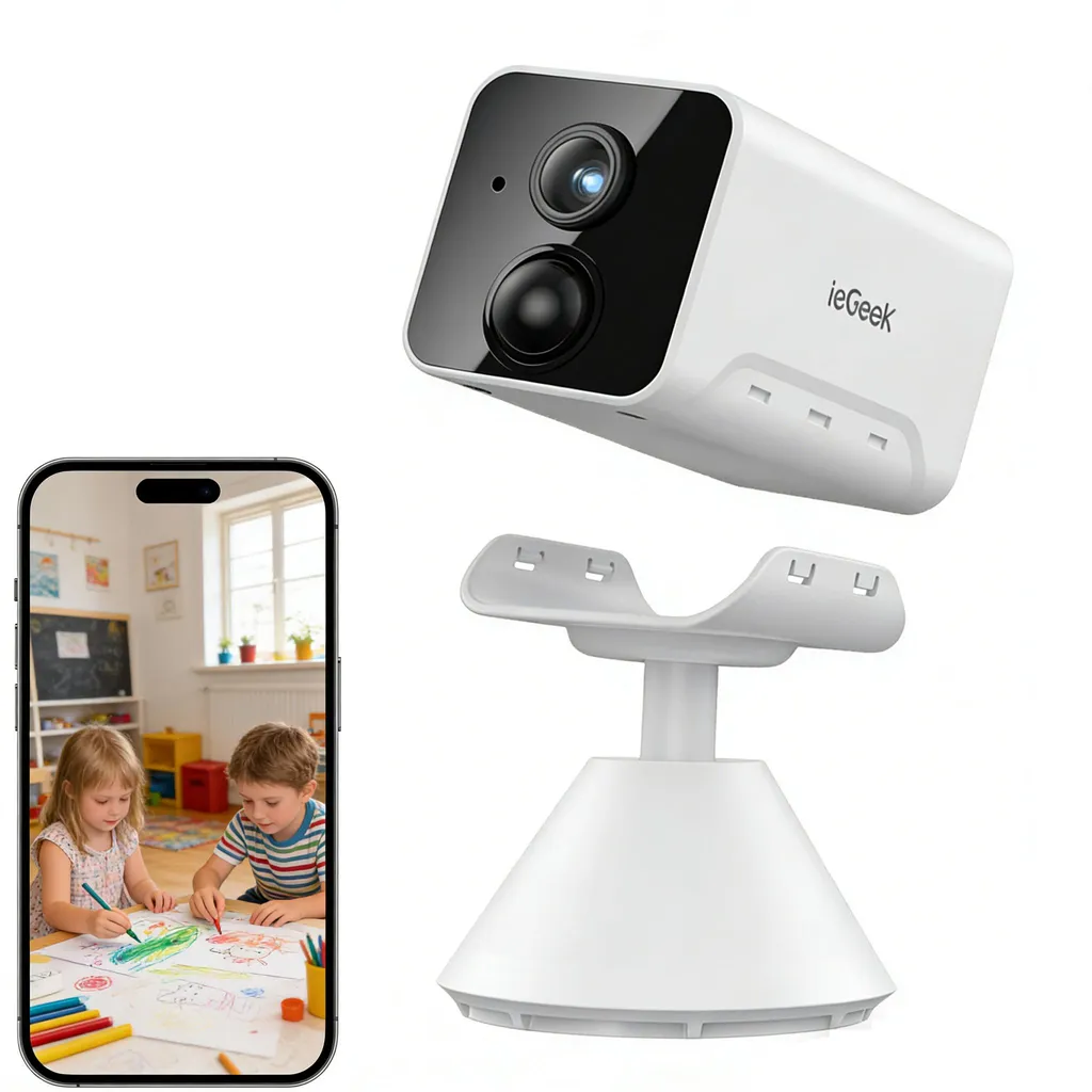 Caméra de surveillance avec détection PIR et vision nocturne ieGeek