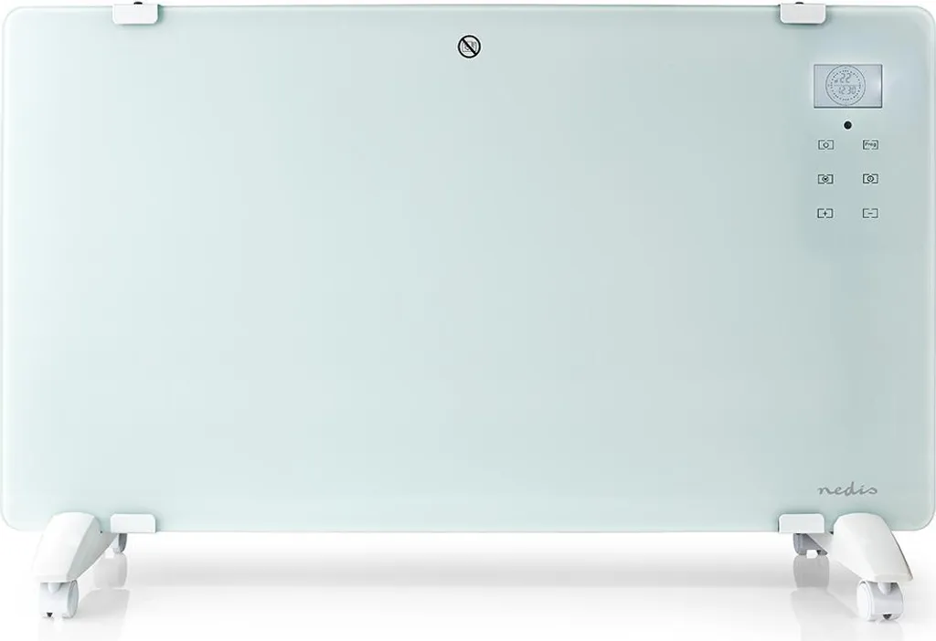 Chauffage d'appoint Wi-Fi 2000W pour salon et salle de bain IP24 blanc