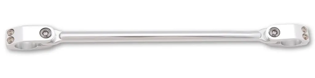 Réduisez les Vibrations du Guidon avec la Barre Cross-Bar Argent Brillant