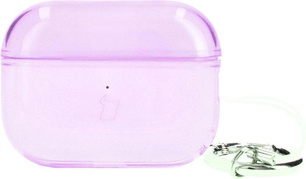 Bizon Case Kopfhörer Clear Airpods Pro 2 klar-rosa