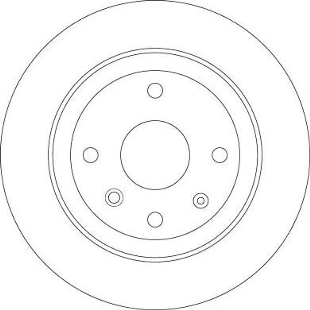 Disque de frein TRW haute résistance DF6360 compatible Epica 96328254
