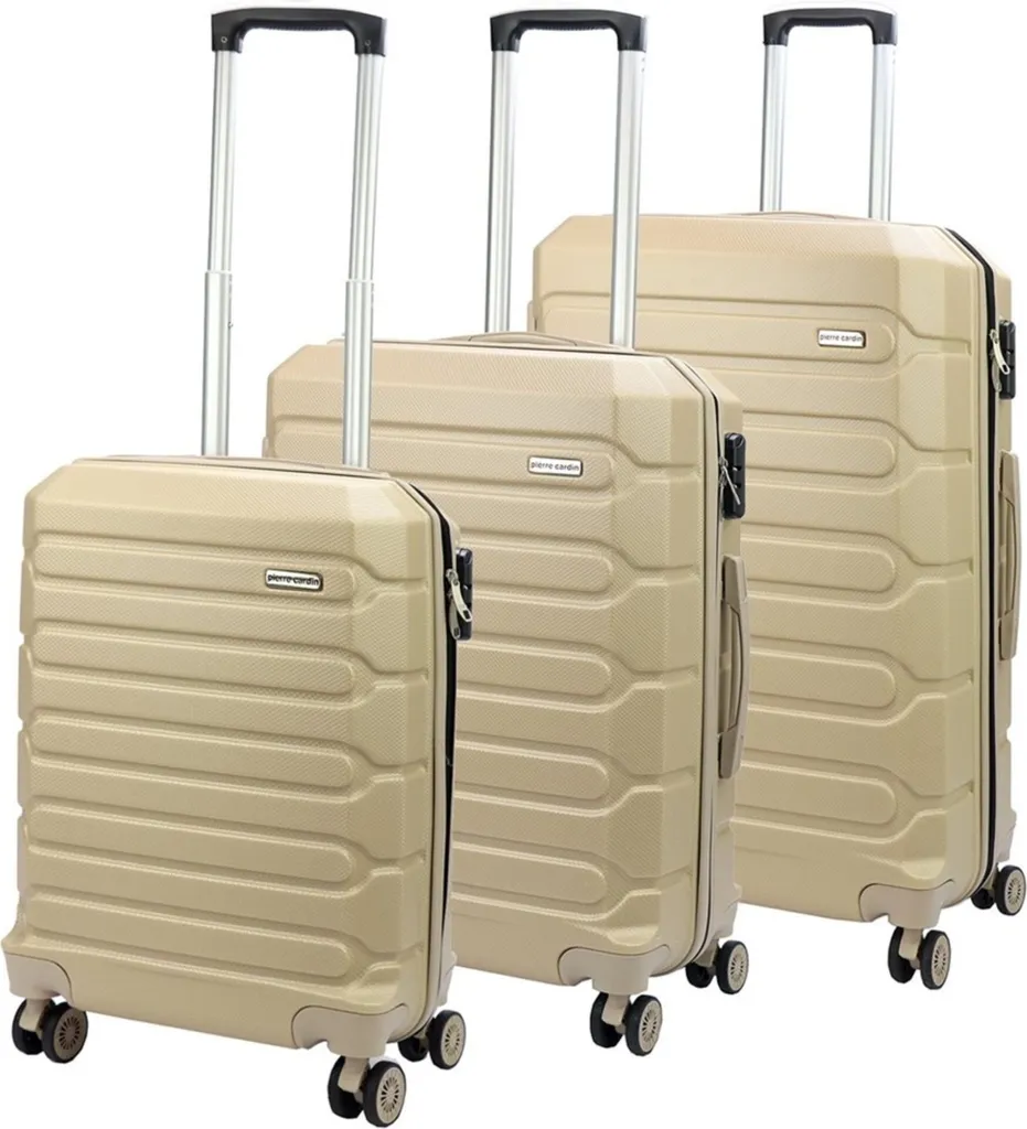 Valises Pierre Cardin CASCADEMED04x3Z Ultra Légères et Robustes en ABS