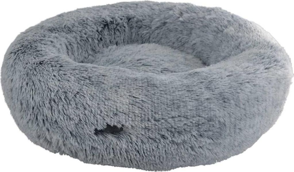 Nobby Komfortbett Donut Nuru grau, Maße: Ø 80 x 22 cm