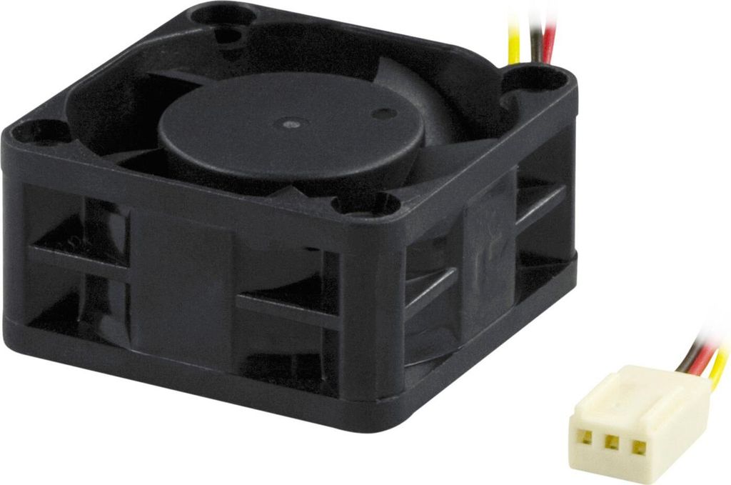 Akasa Black Case Fan, Ventilator, Schwarz