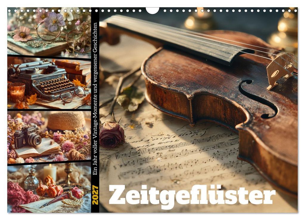 Zeitgeflüster (Wandkalender 2027 DIN A3 quer), CALVENDO Monatskalender
