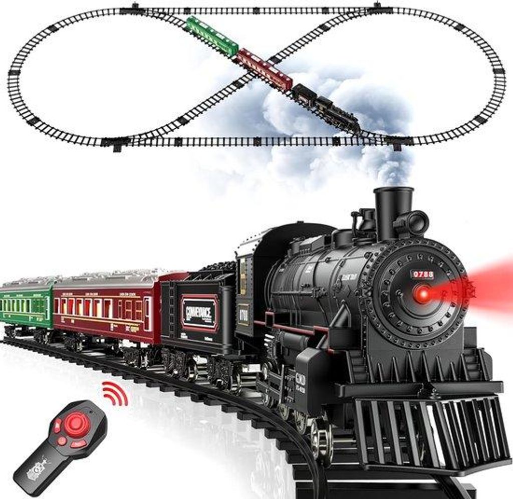 Train de Noël électrique avec lumières et sons pour la Image du produit 