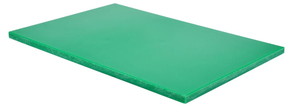 Planche à découper en polyéthylène vert 600x400x20mm haute densité