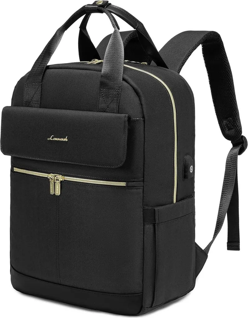 Zaino Donna Porta PC 17 Pollici Nero Impermeabile - Qualità Premium