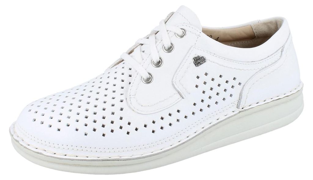 FINN COMFORT Baden Damen und Herren Schnürschuhe weiss Produktbild 