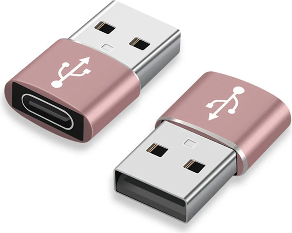 Eko 3 Adattatori USB Type-C a USB 3.0 Rosa Compatto Plug-and-Play - 1