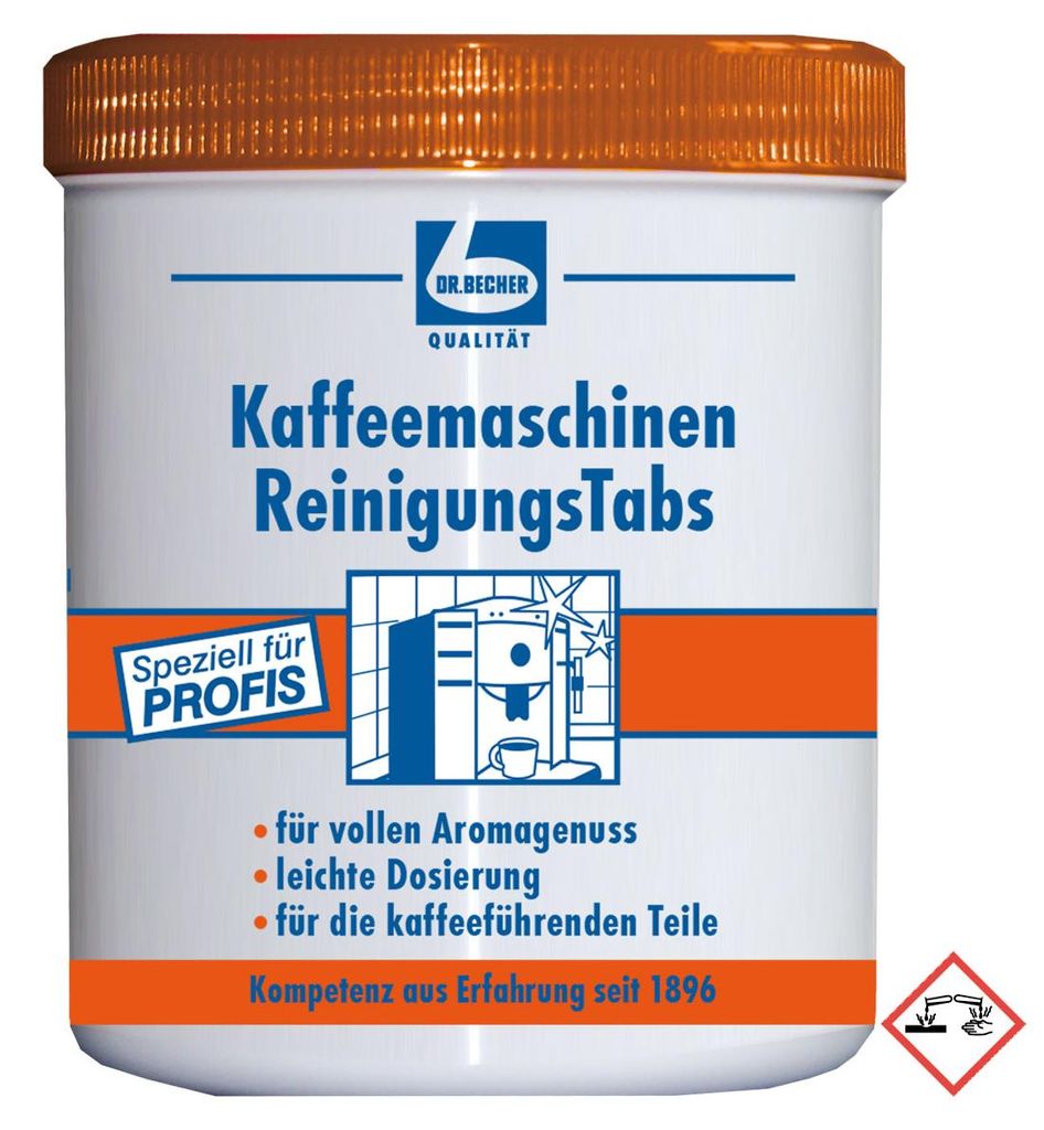 "Dr. Becher" Kaffeemaschinen ReinigungsTabs Produktbild 