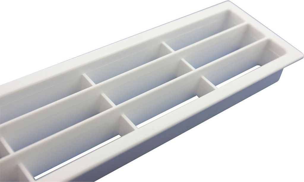 Lüftungsgitter Abluftgitter Möbelbeschlag 458 x 65 mm Produktbild 