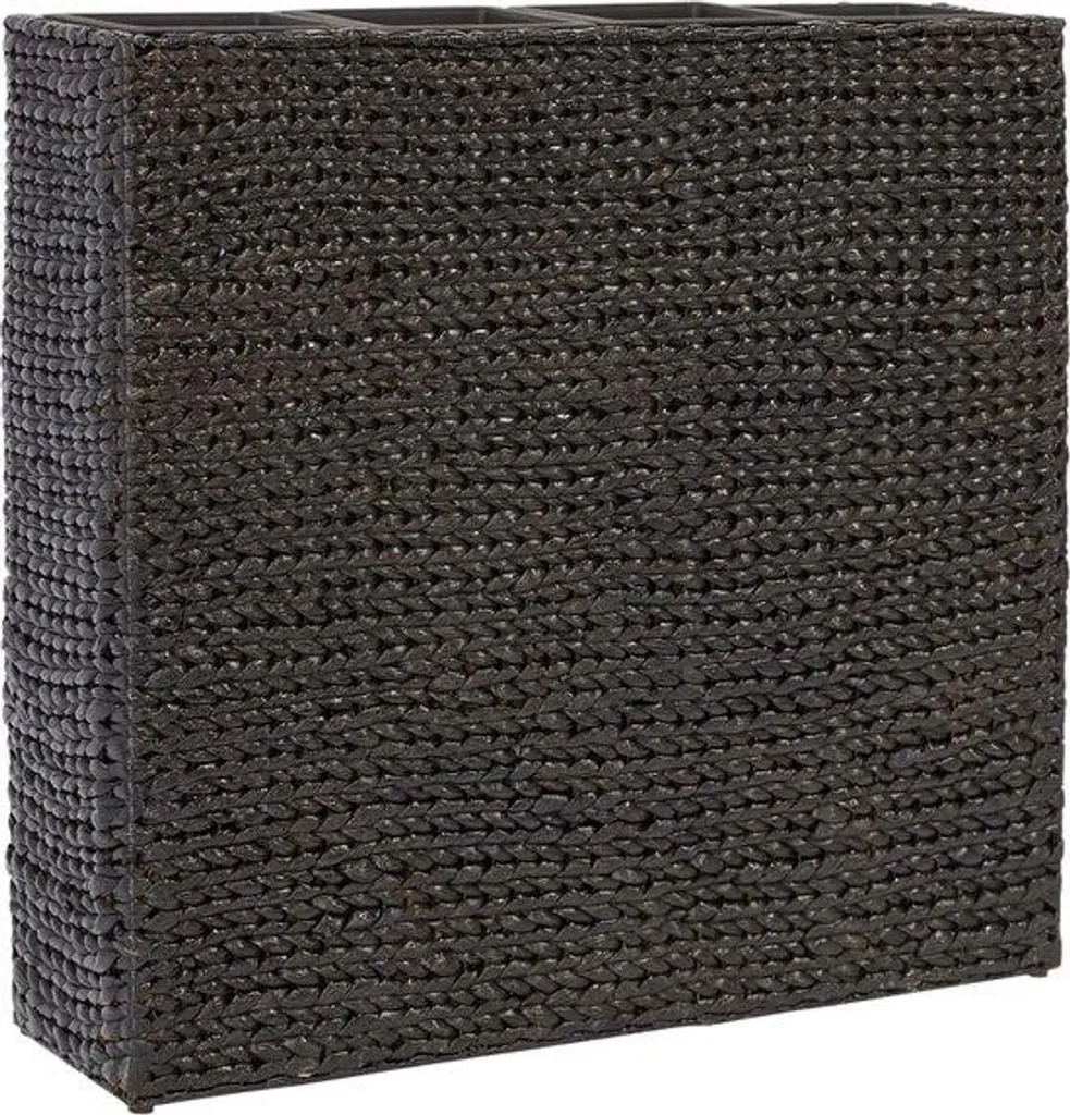 Jardinière surélevée ergonomique 4 pots noirs pour préserver le dos