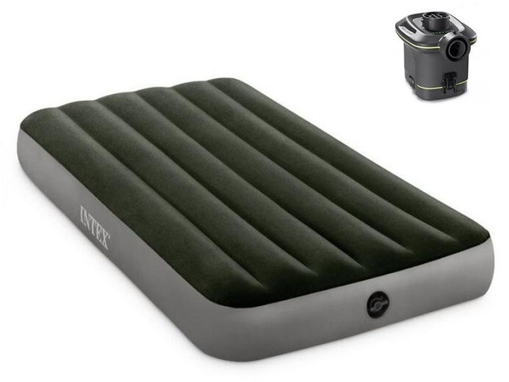 Materasso ad aria Intex 64777 Prestige Downy Twin + Pompa Immagine del prodotto 