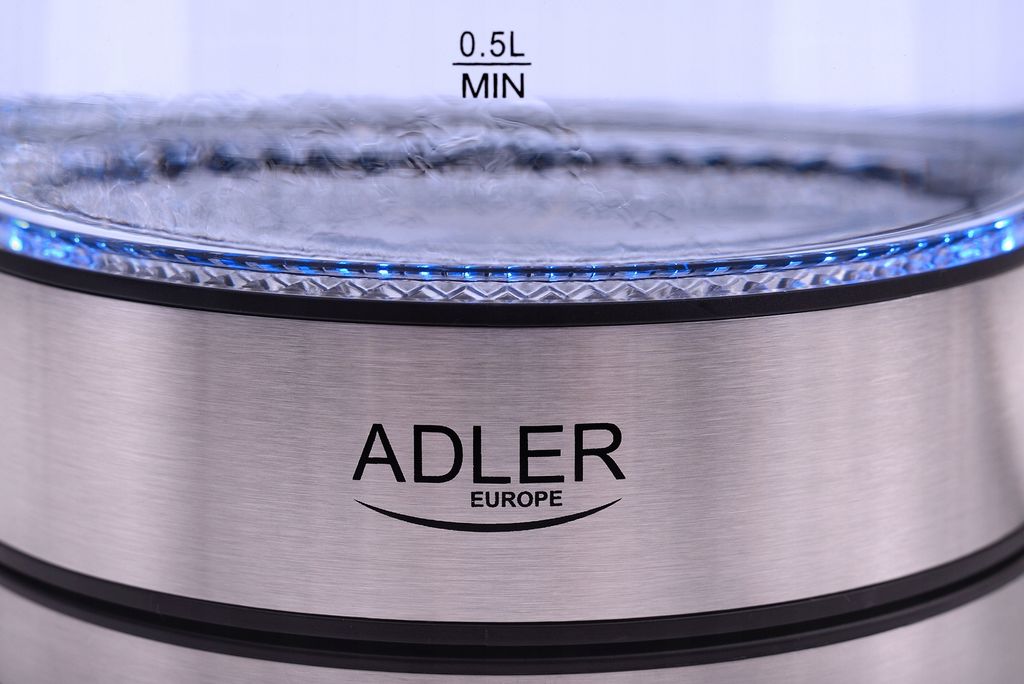 Szklany czajnik Adler ze stali nierdzewnej | 1,7 litra | Zdjęcie produktu 15