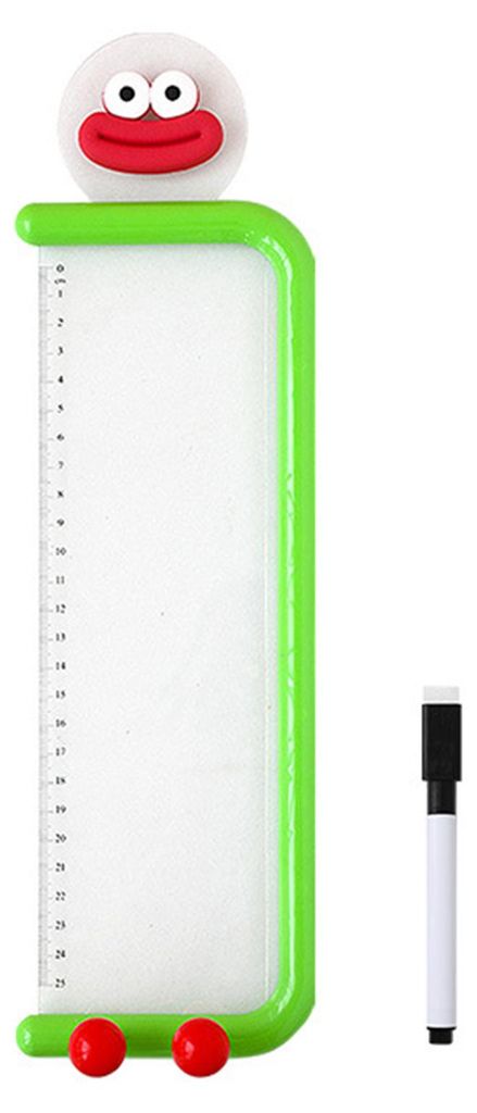 Acryl-Notiztafel für Monitore, transparente Seitenhalterung mit Klemme, Handyhalterung und Lineal – ideal als Schreibtisch-Organizer.