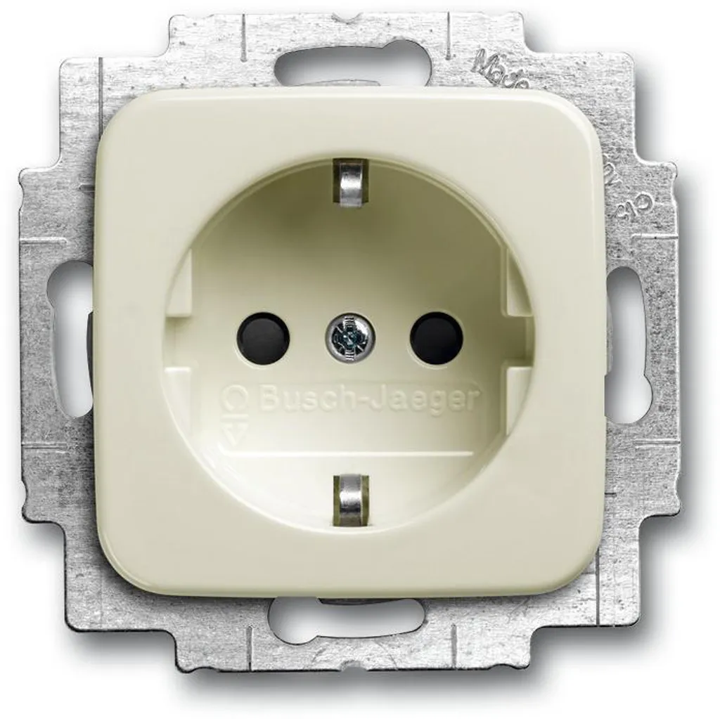 Prise avec Protection Enfant Busch-Jaeger 20 EURKS-212 Système Enfichable