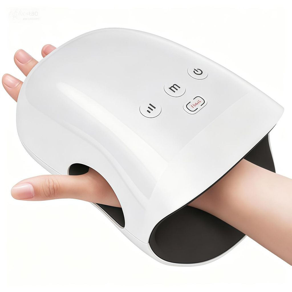 Kabelloses Handmassagegerät mit Wärme, Luftdruck- und Produktbild 
